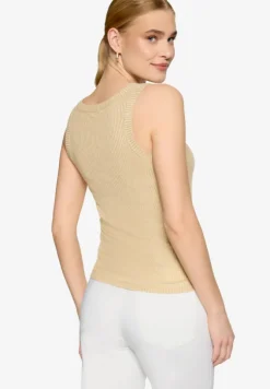 Basic-Top im Glitzer-Look