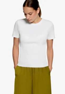 Basic-T-Shirt mit Rundhalsausschnitt