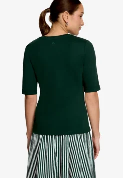 Basic-T-Shirt mit V-Ausschnitt