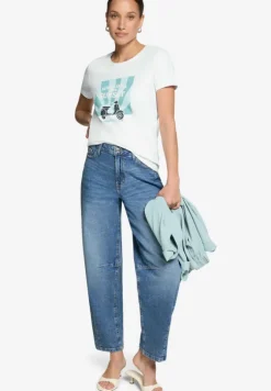 Baumwoll-T-Shirt mit Print