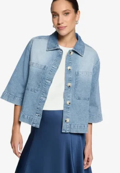 Blazer-Jacke im Jeans-Look