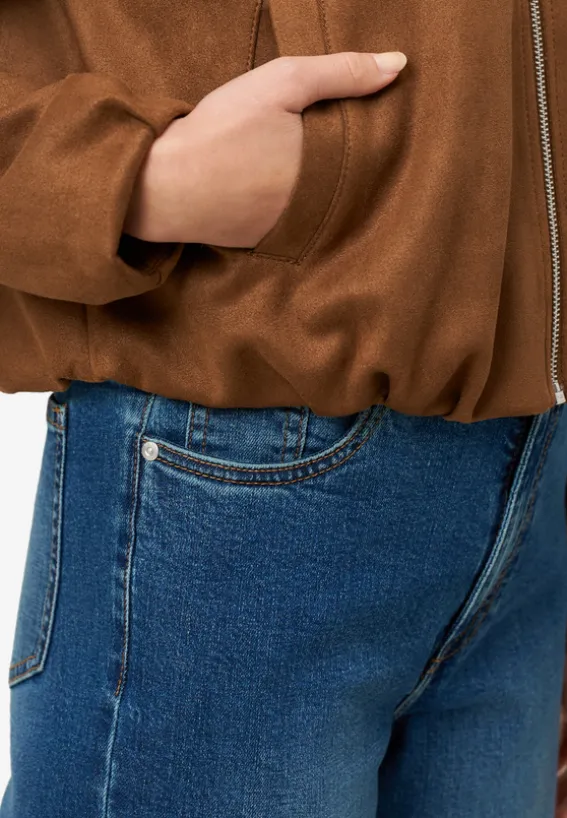 Blazerjacke mit Reißverschluss