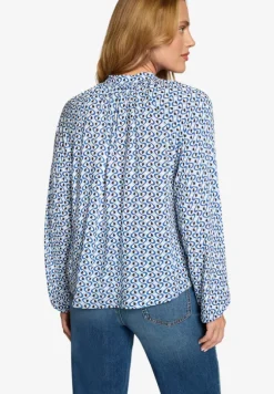 Bluse mit grafischem Print
