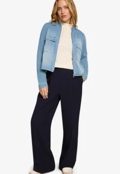 Bluse mit Lochmuster