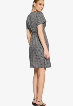 Blusenkleid Mini mit grafischem Muster
