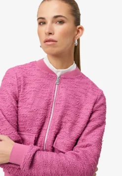 Boucè Jacke mit Reißverschluss