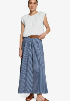 Cropped-Shirt mit Rundhalsausschnitt