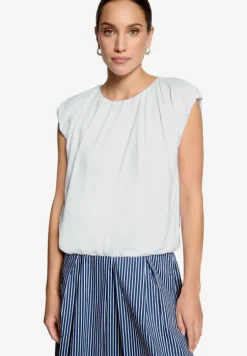 Cropped-Shirt mit Rundhalsausschnitt