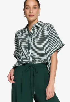 Hemdbluse gestreift 3/4 Arm