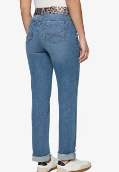 Jeans mit Leo-Gürtel Style Orlando 28 Inch