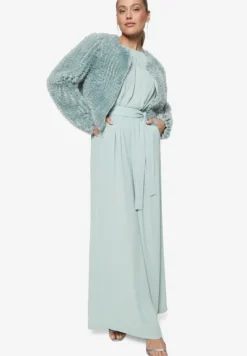 Jumpsuit mit Gürtel und weitem Bein