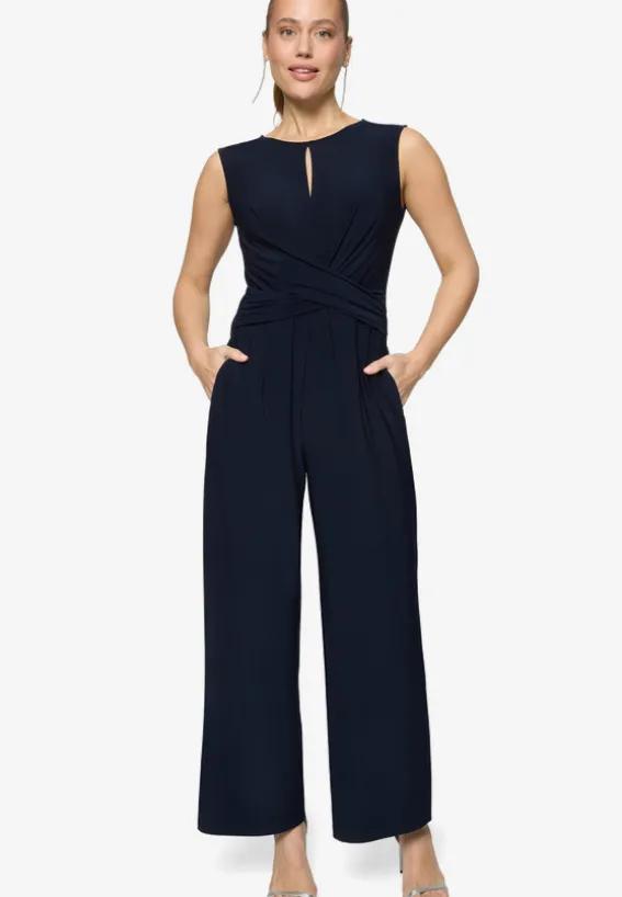 Jumpsuit mit Wickeloptik