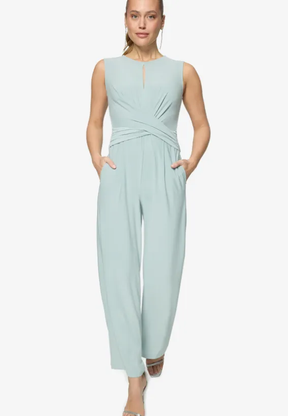 Jumpsuit mit Wickeloptik
