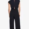 Jumpsuit Wickeloptik weites Bein