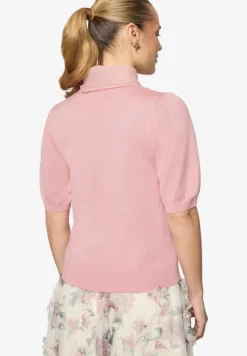 Kurzarmpullover mit Schleife