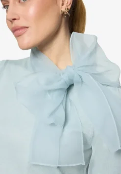 Kurzarmpullover mit Schleife