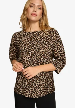 Leobluse mit Rundhalsausschnitt