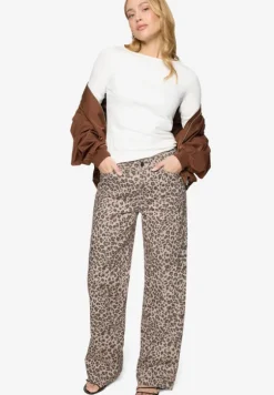 Leo-Hose mit weitem Bein