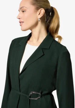 Longblazer strukturiert mit Bindedetail