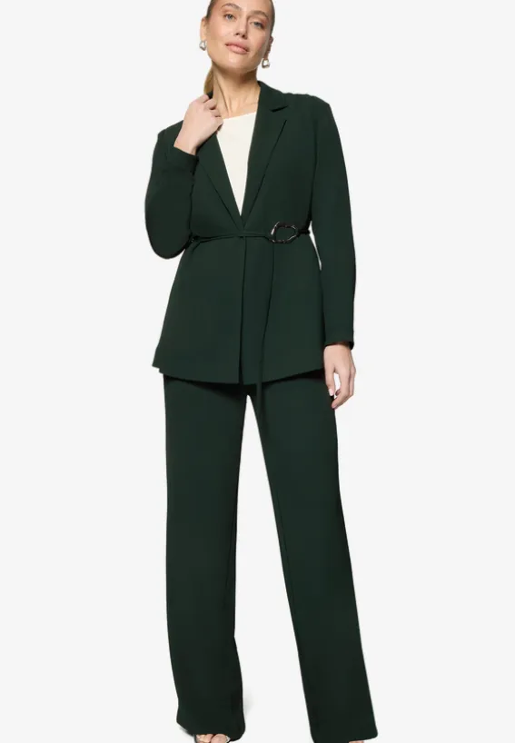 Longblazer strukturiert mit Bindedetail
