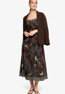 Maxikleid mit floralem Muster
