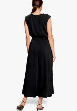 Midikleid mit elastischem Bund