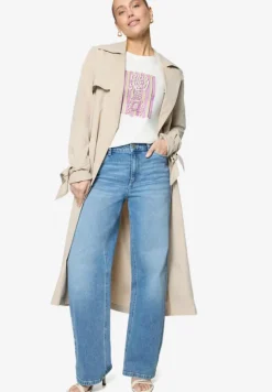 Print-T-Shirt mit Glitzerdetails