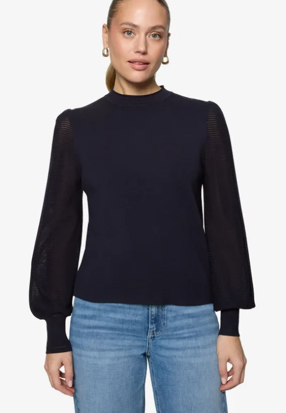 Pullover mit hohem Kragen