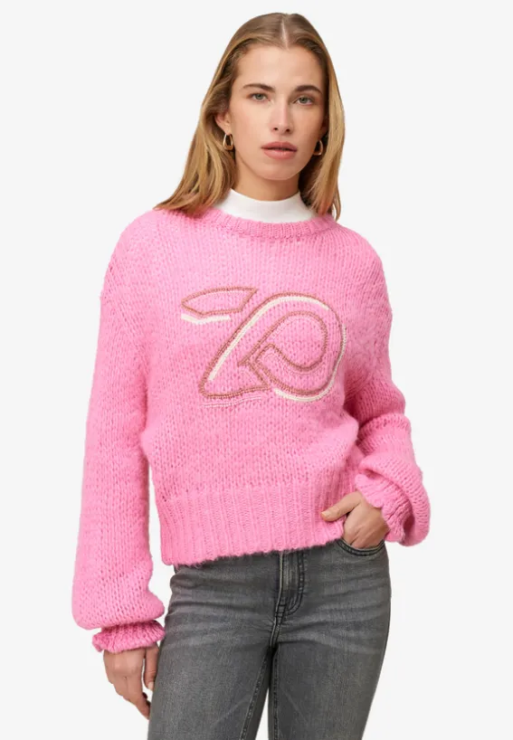 Pullover mit Logostickerei