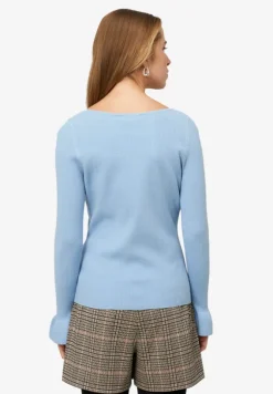 Pullover mit Volants am Ärmel