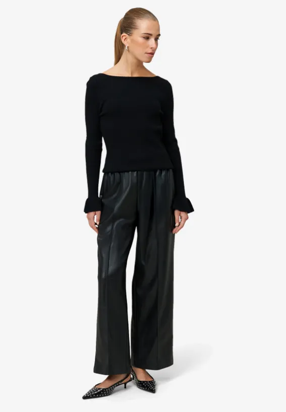 Pullover mit Volants am Ärmel