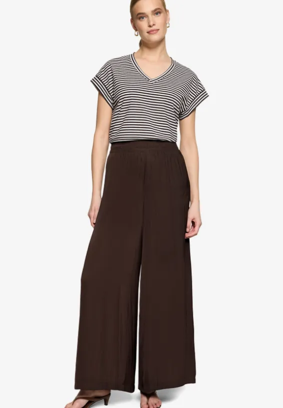 Shirt gestreift mit V-Ausschnitt