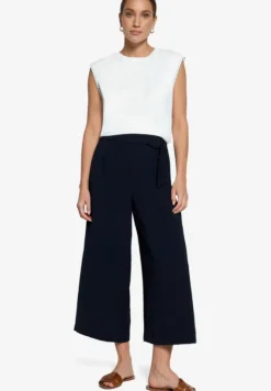 Stoffhose 7/8 Länge mit Schnalle