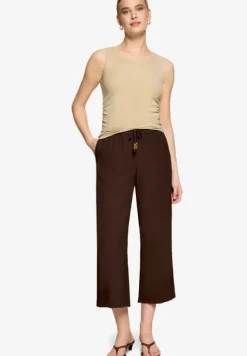 Stoffhose 7/8 mit Bindedetail