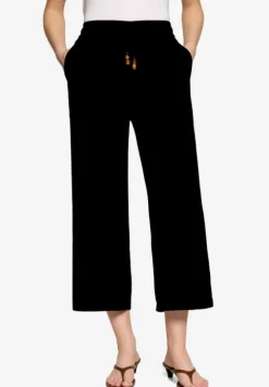 Stoffhose 7/8 mit Bindedetail