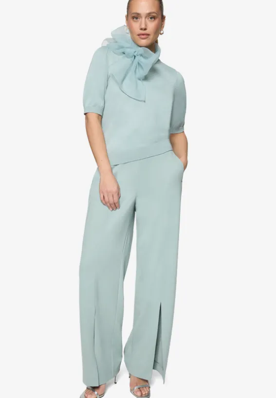Stoffhose mit Schlitz vorn