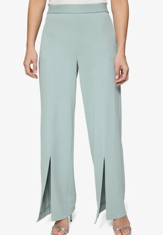 Stoffhose mit Schlitz vorn