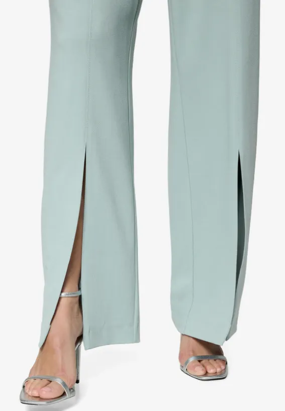 Stoffhose mit Schlitz vorn