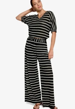 Strickhose mit Streifen