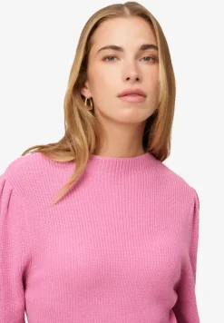 Strickpullover mit Ballonärmeln