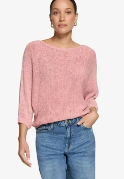 Strickpullover mit Fledermausärmeln