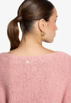 Strickpullover mit Fledermausärmeln