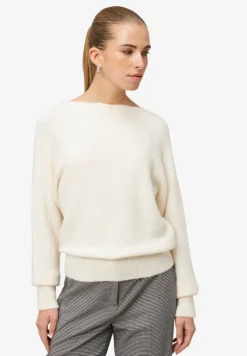 Strickpullover mit U-Boot Ausschnitt