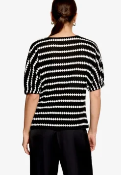 Strickshirt mit Streifen