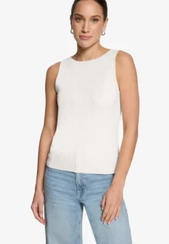 Stricktop mit U-Boot Ausschnitt