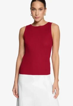 Stricktop mit U-Boot Ausschnitt