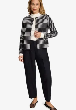 Sweatjacke mit Knopfleiste