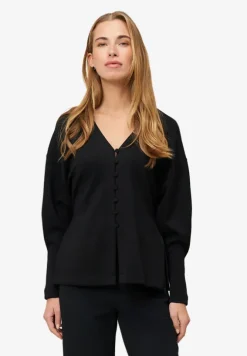 Sweatshirt mit Knopfleiste