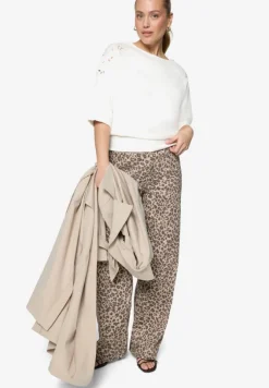 Sweatshirt mit Lochmuster