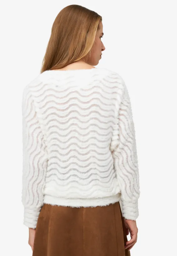Sweatshirt mit Wellenmuster